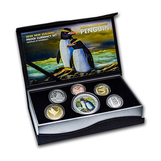 2020 New Zealand 6-Coin 1 oz Silver Currency Proof Set 2020 New Zealand 6-Coin 1 oz Silver Currency Proof Set